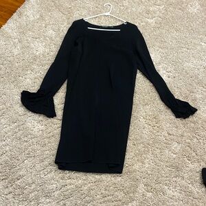 Ralph Lauren Elegant Black Long Sleeve Dress